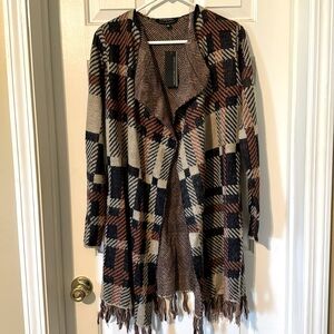 Signature studio fall cardigan Navy color combo